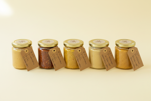 Pindakees Proefpakket met vijf smaken: The One, The Heat, The Kick, The Salt en The Crunch